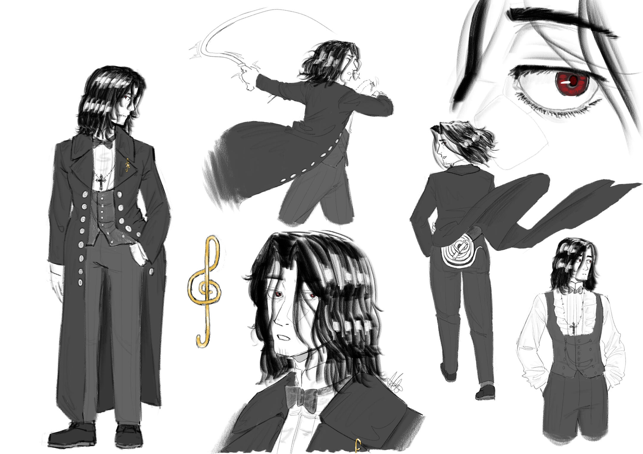 Apolo /Victorian Vampire Hunter Character.